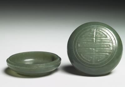 图片[2]-Jade round box, Qing dynasty (1644-1911)-China Archive